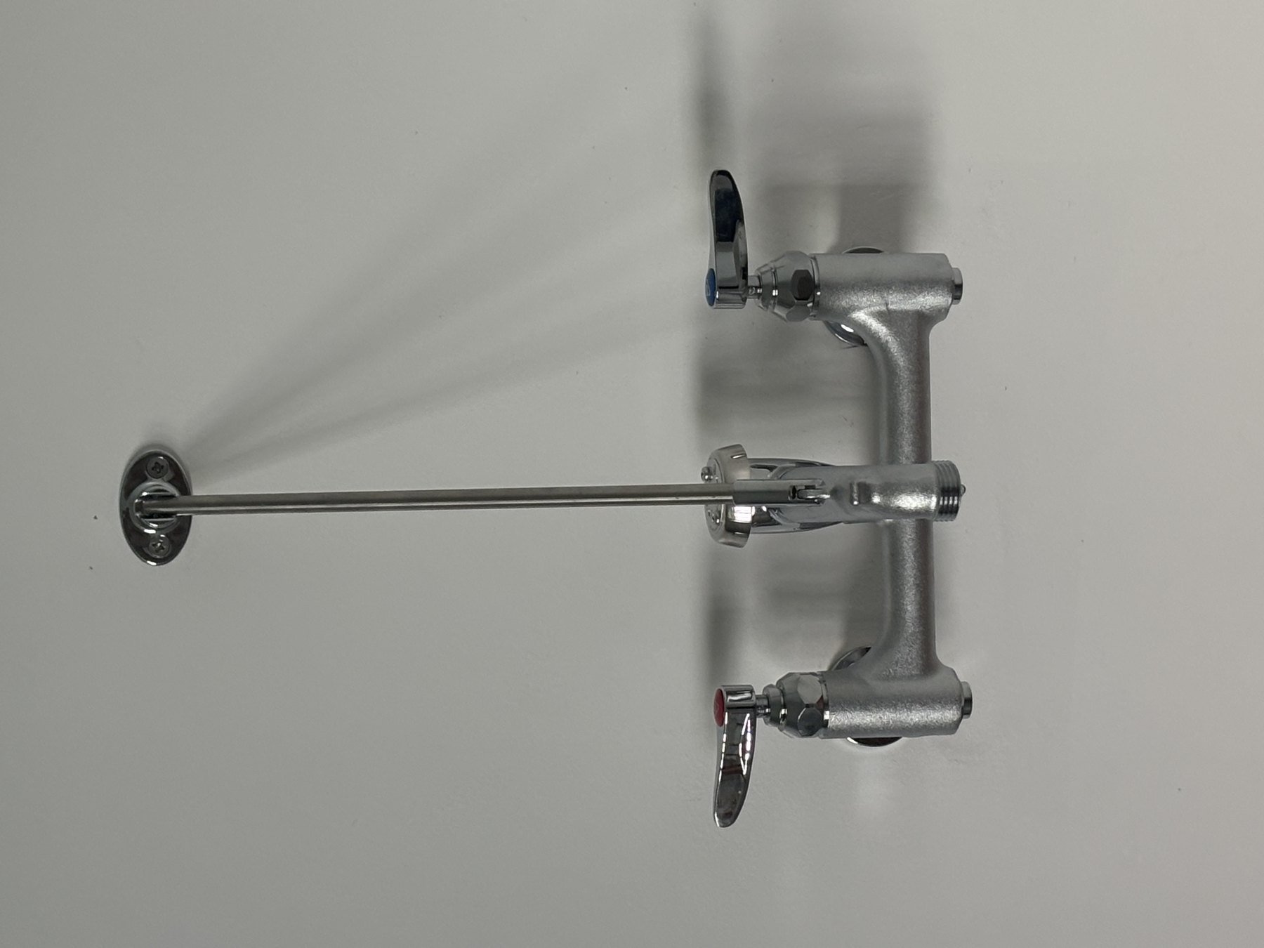 Commercial faucet installation