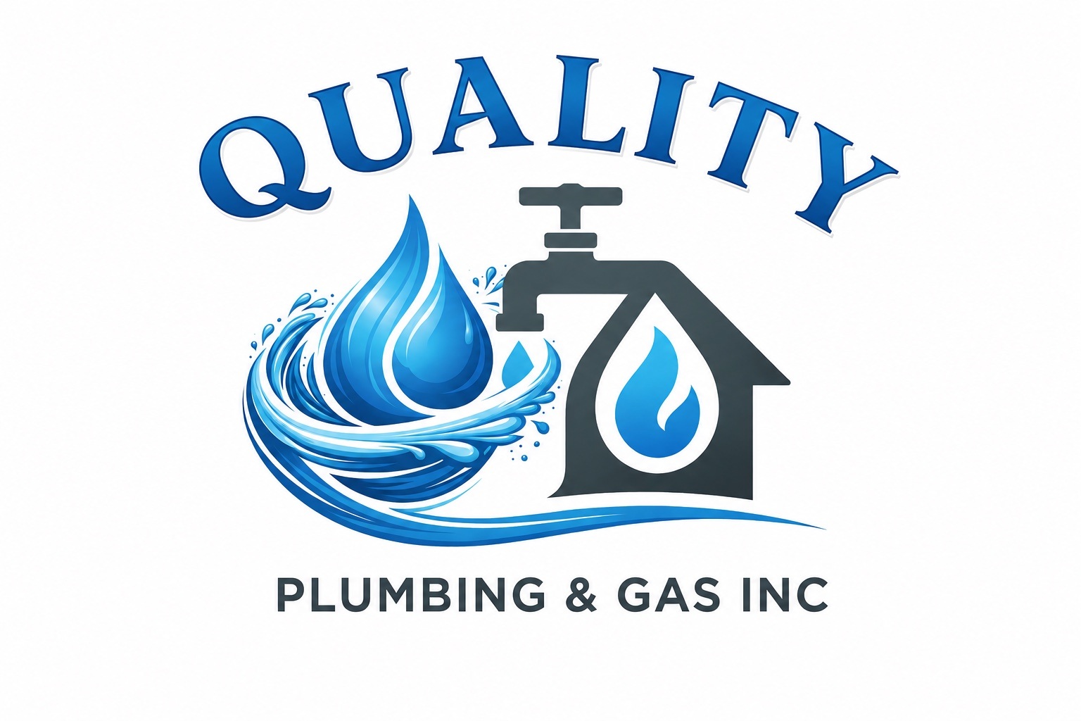 Quality Plumbing and Gas Inc. logo
